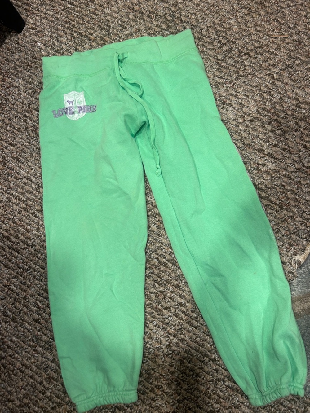PINK Victoria's Secret Mint Green Jogger Sweatpants